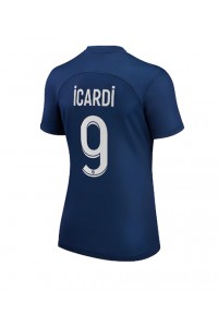 Paris Saint-Germain Mauro Icardi #9 Fotballdrakt Hjemme Klær Dame 2022-23 Korte ermer